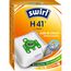 Swirl H 41 EcoPor Staubsaugerbeutel (4 Beutel), reißfeste Staubbeutel für einige Hoover Staubsauger, 99,9% Filterung von Hausstaub & allergenem Feinstaub