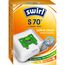 Swirl S 70 EcoPor Staubsaugerbeutel (4 Beutel), reißfeste Staubbeutel für einige Siemens & Bosch Staubsauger, 99,9% Filterung von Hausstaub & allergenem Feinstaub