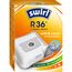 Swirl R 36 EcoPor Staubsaugerbeutel (4 Beutel), reißfeste Staubbeutel für einige Rowenta & Moulinex Staubsauger, 99,9% Filterung von Hausstaub & allergenem Feinstaub