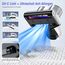JPHYLL Milbensauger für Matratzen Milbenstaubsauger mit UV-Licht 16Kpa Bürstenrolle Ultraschall HEPA Filter Heißer Wind Funktion Matratzensauger zur Entfernung von Staubmilben Allergenen 500W