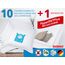 Dustwave® 10 Staubsaugerbeutel für AEG VX4-1-EB, VX4-1-GM-T, VX4-1-IW-P, VX4-1-OR, VX4-1-PM-P, VX4-1-WR-A, VX4-1-WR-P, VX6-1-CB-P, VX6-1 - hocheffizient, Mikrovlies mit Verschluss - Made in Germany