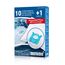 Dustwave® 10 Staubsaugerbeutel für AEG VX4-1-EB, VX4-1-GM-T, VX4-1-IW-P, VX4-1-OR, VX4-1-PM-P, VX4-1-WR-A, VX4-1-WR-P, VX6-1-CB-P, VX6-1 - hocheffizient, Mikrovlies mit Verschluss - Made in Germany