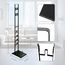 Bison Ständer für Dyson Akkusauger – Organizer & Halterung für Dyson V15s, V15, V12 Slim, V11, V10, V8, V7, V6, DC30 – DC35 Standfuß mit Rahmen für Dyson Akkusauger (Schwarz mit Holzgriff)
