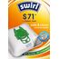 Swirl S 71 EcoPor Staubsaugerbeutel (10 Beutel), reißfeste Staubbeutel für einige Siemens & Bosch Staubsauger, im umweltfreundlichen Umkarton, 99,9% Filterung von Hausstaub & allergenem Feinstaub