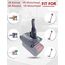 URUN für Dyson V8 Akku Adapter,EIN18V8 Adapter für Einhell 18V Lithium Akku, Arbeit für Dyson V8 Serie Animal Absolute Vakuum Staubsauger(Nur Adaptor)