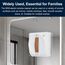 WOHPNLE Fensterputzroboter, Fensterputzroboter Mit Dual-Wassersprüh-Fensterputzmaschine Mit Reinigungstüchern, Elektrischer Fensterputzer(100‑240V EU Plug)