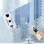 Fensterreinigungsroboter mit automatischem Wasserstrahl, 5600 PA, automatischer Fensterreiniger, intelligente Navigation, Fernbedienung, für glatte Oberflächen, mit 10 Reinigungstüchern (C 2800 Pa)