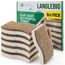 ecoTru 6 Stück Bio Spülschwamm Aus Kompostierbarer Zellulose und Kokos, Natur Reinigungsschwamm, öko und Nachhaltig Küchenschwamm, Umweltfreundlich Kitchen Sponge, Biologisch Abbaubar Geschirrschwamm