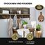Gözze - Geschirrtuch-Set, 3-teilig, Mikrofaser-Poliertuch, 50 x 70 cm - Creme