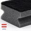 SONTY Spülschwamm XL Grau/Schwarz aus Österreich - 10x Profi Jumbo Schwamm - Küchenschwamm mit Schleifmittel - Topfreiniger Putzschwamm Küche gegen hartnäckigen Schmutz (15 x 7 x 4 cm - 10 Schwämme)