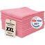 ZOLLNER 100er Set Mikrofasertücher für streifenfreien Glanz - flusenfreie und saugstarke Reinigungstücher - waschbar bis 60°C - 40x40cm in rosa - Hotelqualität