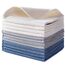 Polyte - Premium-Geschirrtücher aus Mikrofaser - Waffelstruktur - Dunkelblau/Grau/Altweiß - 30 x 30 cm - 12 Stück