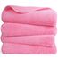 Polyte - Premium-Mikrofaserhandtuch - fusselfrei & schnelltrocknend - Rosa - 40 x 76 cm - 4 Stück