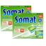 Somat All in 1 Pro Nature Spülmaschinen-Tabs, 112 (2x56) Tabs, umweltfreundlich mit 100 Prozent Somat Leistung, mit wasserlöslicher Folie