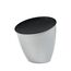Mepal - Küchenabfalleimer Calypso - Kleiner Mülleimer mit Deckel - Komposteimer Küche - Ideal für die Küchenorganisation - Küchenhelfer & Spülmaschinenfest - 2200 ml - Silver