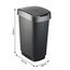 Rotho Twist Mülleimer 50l mit Deckel, Kunststoff (PP)