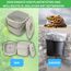 YourCasa Biomülleimer Küche 4L - Komposteimer mit herausnehmbarem Sieb & Deckel - geruchsdicht, spülmaschinenfest & ohne Biomülltüten - Bio Mülleimer klein für saubere Küchen (Beige)