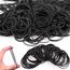 500 Stücke Gummibänder Schwarz Gummiband Haushaltsgummi Gummiringe 38 * 1.4 Gummis Dehnbare Bänder Mülleimer Bänder für Haushalt Arbeit Büro