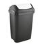 keeeper Mülleimer mit Schwingdeckel, 25 l, Swantje, Graphit-Grau