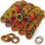 Gummibänder 600 Stücke Gummiringe Farbe 38 * 1.4 Gummiband Haushaltsgummi Bunte Gummi Essentials für Zuhause Büro Schule gummis