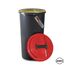KUEFA BSC 60L Mülleimer, Müllsackständer, Gelber Sack Ständer inkl. Klemm-Ring für Müllbeutel, extra robust, UV- und witterungsbeständig, Sammelbehälter für Pfandflaschen und Leergut (Rot)