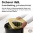 KUEFA BSC 60L Mülleimer, Müllsackständer, Gelber Sack Ständer inkl. Klemm-Ring für Müllbeutel, extra robust, UV- und witterungsbeständig, Sammelbehälter für Pfandflaschen und Leergut (Hellgrau)