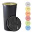 KUEFA BSC 60L Mülleimer, Müllsackständer, Gelber Sack Ständer inkl. Klemm-Ring für Müllbeutel, extra robust, UV- und witterungsbeständig, Sammelbehälter für Pfandflaschen und Leergut (Grau)