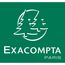 Exacompta 453014D ECOBIN Papierkorb EcoBlack 15 Liter mit Griffen. Eleganter und robuster Papierkorb und Mülleimer im modernen Design schwarz Blauer Engel