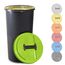 KUEFA BSC 60L Mülleimer, Müllsackständer, Gelber Sack Ständer inkl. Klemm-Ring für Müllbeutel, extra robust, UV- und witterungsbeständig, Sammelbehälter für Pfandflaschen und Leergut (Hellgrün)