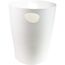 Exacompta 45313D ECOBIN 8er Pack Papierkörbe 15 Liter mit Griffen. Eleganter und robuster Papierkorb und Mülleimer im modernen Design weiß