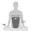 Exacompta 45307D ECOBIN 8er Pack Papierkörbe 15 Liter mit Griffen. Eleganter und robuster Papierkorb und Mülleimer im modernen Design mausgrau