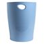 Exacompta 45309D ECOBIN Papierkorb BeeBlue aus Recycling-Kunststoff 15 Liter mit Griffen. Eleganter und robuster Papierkorb und Mülleimer im modernen Design Hellblau Blauer Engel