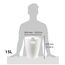 Exacompta 45313D ECOBIN 8er Pack Papierkörbe 15 Liter mit Griffen. Eleganter und robuster Papierkorb und Mülleimer im modernen Design weiß