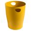 Exacompta 45308D ECOBIN Papierkorb BeeBlue aus Recycling-Kunststoff 15 Liter mit Griffen. Eleganter und robuster Papierkorb und Mülleimer im modernen Design Safrangelb Blauer Engel