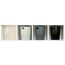 Exacompta 45307D ECOBIN 8er Pack Papierkörbe 15 Liter mit Griffen. Eleganter und robuster Papierkorb und Mülleimer im modernen Design mausgrau