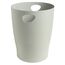 Exacompta 45306D ECOBIN 8er Pack Papierkörbe 15 Liter mit Griffen. Eleganter und robuster Papierkorb und Mülleimer im modernen Design grau