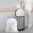 XIQIYY 30L Müllbeutel mit Zugband,Müllsäcke mit Tragegriff 30 Stück Groß Mülltüten mit Kordelzug,für 25–35Liter Küchen Lebensmittel,Büro,Wohnzimmer Mülleimer(60x70cm,Weiß Abfallsack)