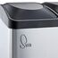 SVITA TC3X15 Treteimer Edelstahl 45 Liter Silber 3X 15L dreifach Abfalleimer 3er-Mülleimer Mülltrennung Küchen-Eimer
