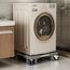 NIUXX Waschmaschine Sockel Untergestell mit 8 Füßen+4 Räder für Waschwaschine,Kühlschrank und Trockner,Verstellbare Waschmaschinensockel mit Rutschfester Stoßdämpfungsfunktion,(Einstellbare:42-66cm)