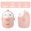Huifoo Mini TischmüLleimer mit Deckel, Süße Cartoon Tisch Mülleimer, Cute Papierkorb Klein, Kawaii Deko, Aufbewahrungsbox, für BüRos, Kinderzimmer, Schminktisch, Wohnzimmer - Rosa