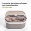 Urbalive Design Biomülleimer Küche 4L - Komposteimer Küche mit Deckel - Kleiner Mülleimer für alltäglichen Biomüll - Spülmaschinenfest - Mit Kaffeesatz-Beimischung hergestellt, inkl Biomüllbeutel