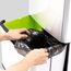 Ribelli Edelstahl - Mülltrennsysteme mit 3+1 Fächer - Mülleimer mit Sensor - 72 Liter (2x12 + 1x48 L) - Design Treteimer aus Edelstahl - Weiß