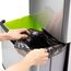 Ribelli Edelstahl - Mülltrennsysteme mit 3+1 Fächer - Mülleimer mit Sensor - 72 Liter (2x12 + 1x48 L) - Design Treteimer aus Edelstahl - Silber
