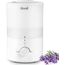 Levoit Luftbefeuchter Schlafzimmer, 25dB leise Humidifier, Top-Fill für Baby, mit Nachtlicht, bis 25H, Raumbefeuchter mit 360°Drehdüse für Kinderzimmer, Pflanzen, Auto Shut-off, 3 L, Warmweiß