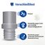 VIOKS Verbindungsstück Ablaufschlauch Verlängerung Schlauch Ø 22 mm & Ablaufschlauch Adapter für Geschirrspüler/Endstück für Schlauchverlängerung Waschmaschine Verlängerung Spülmaschine