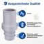 VIOKS Ablaufschlauch Adapter/Ablaufschlauch Endstück 18 mmØ für Waschmaschine & Wasserschlauch Verbinder/Waschmaschine Abfluss Adapter für Geschirrspüler usw
