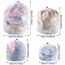 4 Stück Wäschenetz für Waschmaschine, Wäschesack Wäschebeutel mit Kordelstopper Laundry Bag Wiederverwendbare für Pullover Mäntel Hemden Unterwäsche Socken