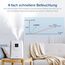 Levoit Smart Luftbefeuchter für große Räume, Top-Fill Humidifier, Warm&Kalter Nebel max 550 ml/h, bis 40-70m², leise Raumbefeuchter mit Nachtlicht für Kinderzimmer, Pflanzen, Auto Shut-off, 6 L, Weiß
