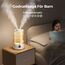 Homvana Luftbefeuchter Schlafzimmer Top-Fill, 3.6L 360°Cool Mist 34H Dauerhaft, Ruhig 16dB (SilentSpary Tech) Klein, Luftbefeuchter Pflanzen, Growtent, Pflanzenbefeuchter, Humidifier Plants (Klar)