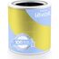 LEVOIT Core 400S Ersatzfilter gegen Gerüche von Haustier und Küche, hocheffizienter Aktivkohlefilter und Vorfilter, 3-IN-1 HEPA Filter für Tierbesitzer Raucher Allergiker, Core 400S-RF-PA, Gelb